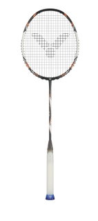Victor Badmintonschläger Auraspeed 100X TD (kopflastig/steif) schwarz/orange - unbesaitet -